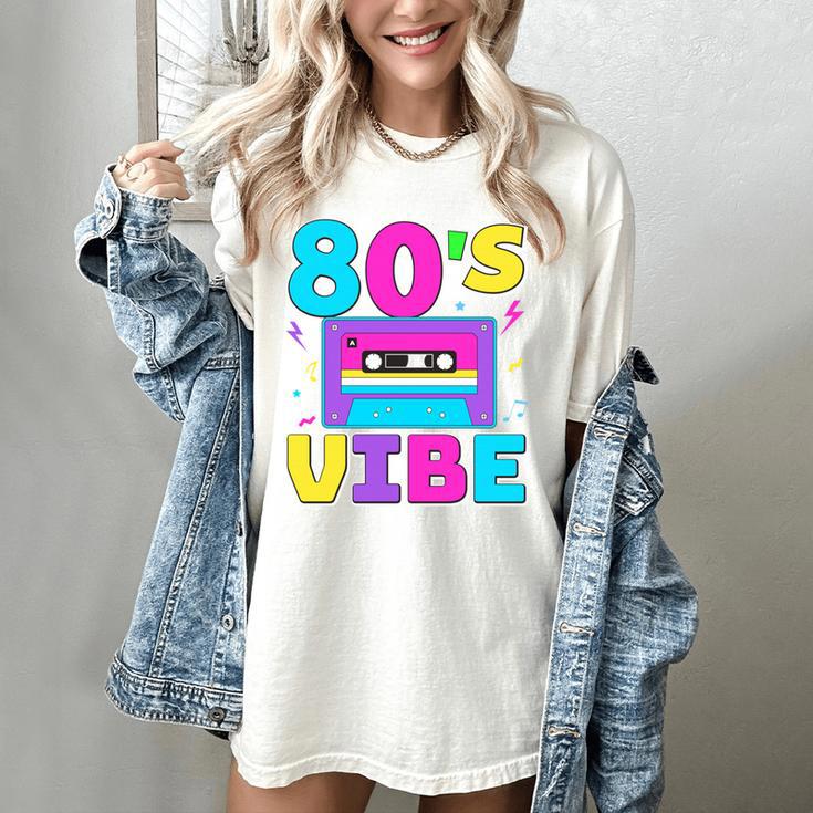 80's Vibe Retro Style Cassette Tape Nostalgia 1980s Party Women's Comfort Colors T-Shirt