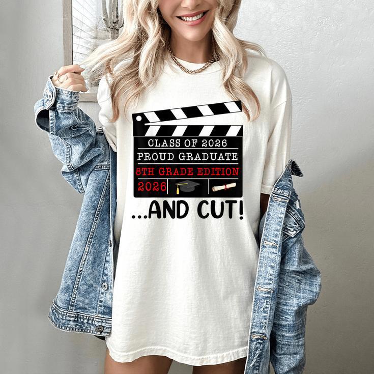 8th Grade Graduation 2026 Graduate Clapperboard Women's Comfort Colors T-Shirt