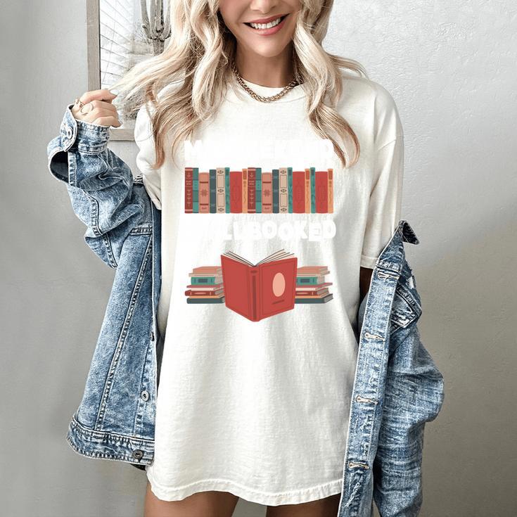 My Weekend Is All Booked Cute Book Reader Teacher Women's Comfort Colors T-Shirt