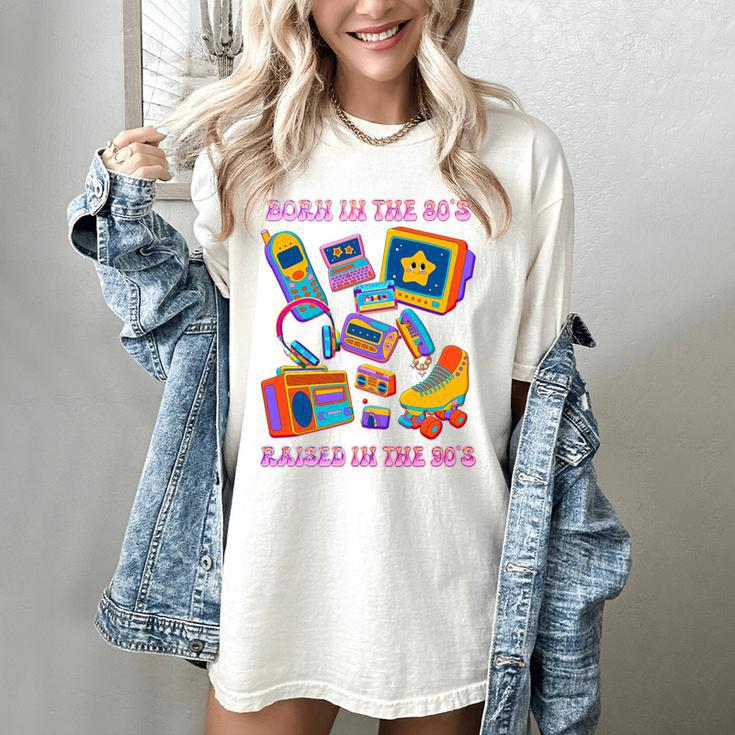 Born In The 80s Raised In The 90s Nostalgia Retro Memories Premium Tri-Blend Women's Comfort Colors T-Shirt