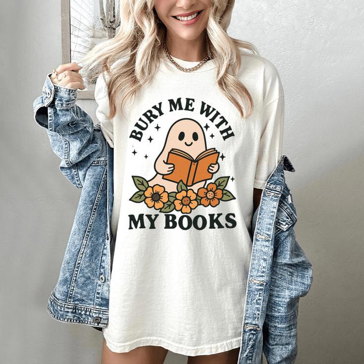 Bury Me With My Books Ghost Tee Women's Comfort Colors T-Shirt