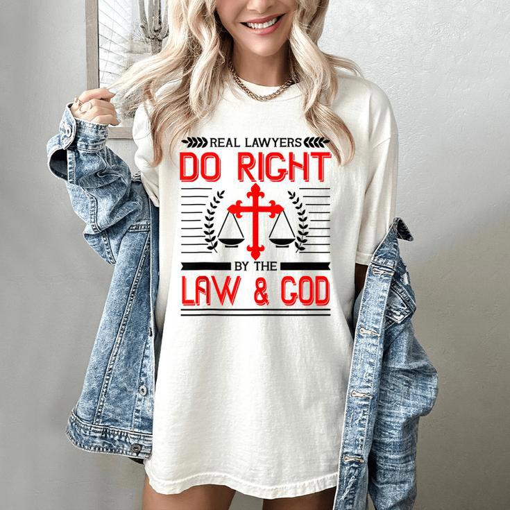 Christian Lawyer Attorney Law Student Graduation Exam Women's Comfort Colors T-Shirt