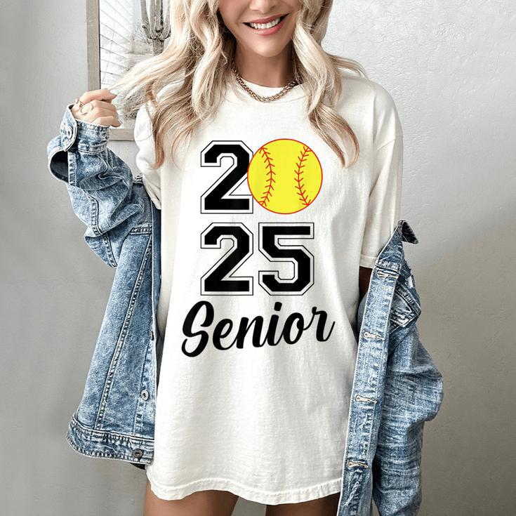Class Of 2025 Softball Senior Graduation Graduate Women Women's Comfort Colors T-Shirt