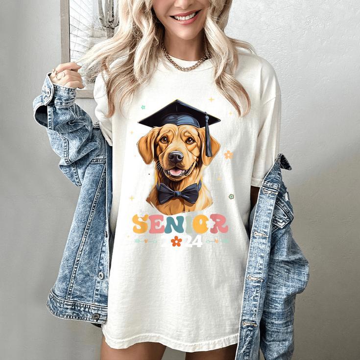 Dog Class Of 2024 Graduation Senior 2024 Men Women Girls Kids Women's Comfort Colors T-Shirt
