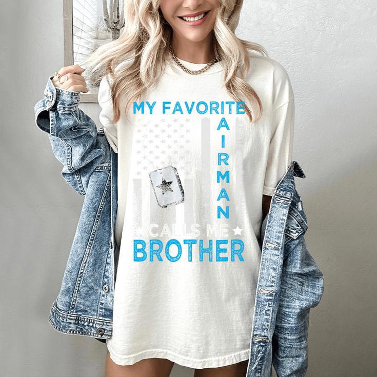 My Favorite Airman Calls Me Brother Airman Graduation Premium Tri-Blend Women's Comfort Colors T-Shirt