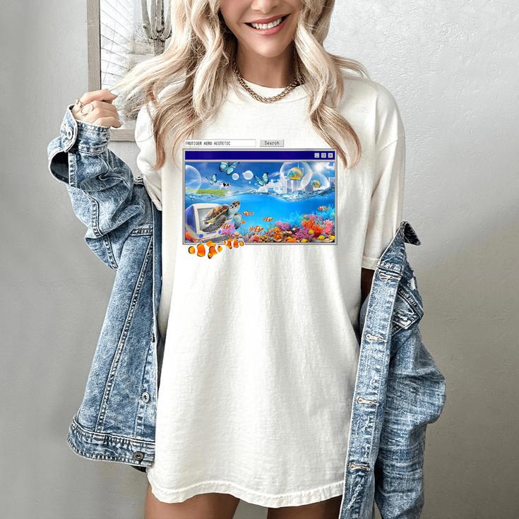 Frutiger Aero Y2k 2000s Women's Comfort Colors T-Shirt