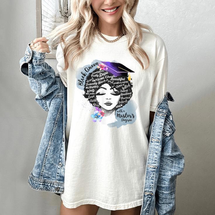 Graduation Masters Degree Woman Queen Graduate 2025 Women's Comfort Colors T-Shirt