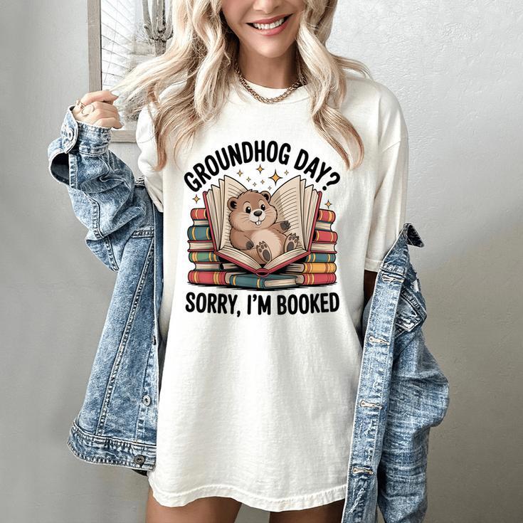 Groundhog Day Librarian Book Lover Reader Library Women's Comfort Colors T-Shirt