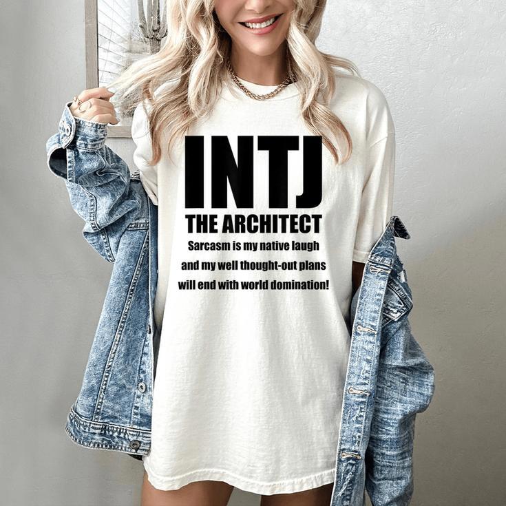 INTJ Architect Personality Introvert Sarcastic Women's Comfort Colors T-Shirt