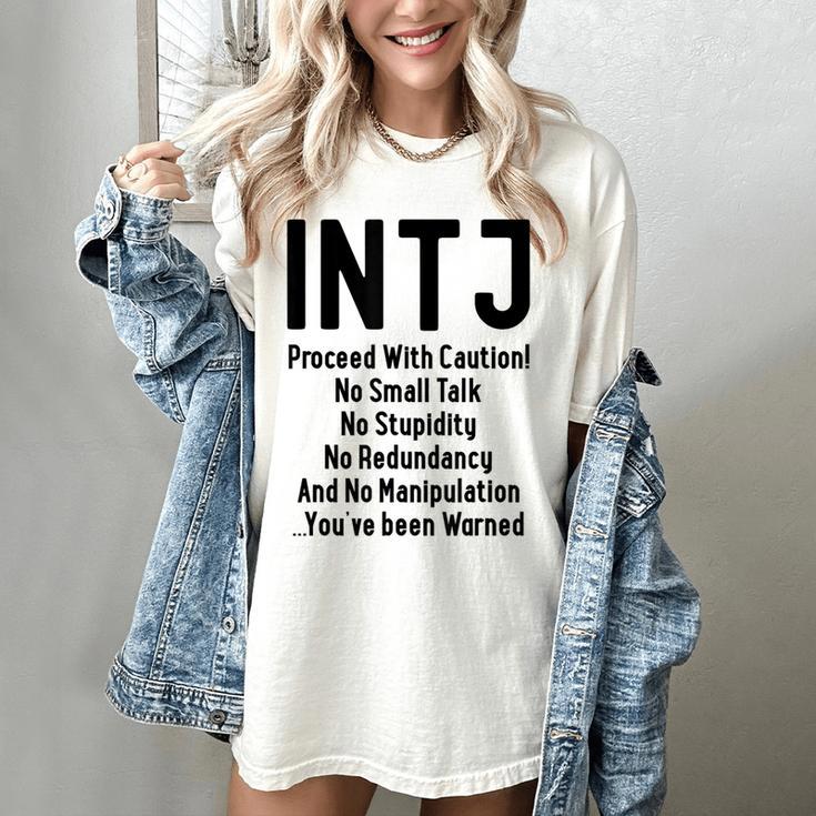 INTJ Rules Architect Personality Type Introvert Women's Comfort Colors T-Shirt