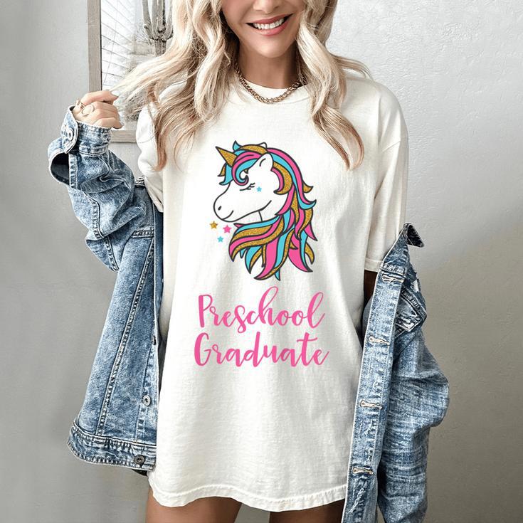 Kids Unicorn Preschool Graduation Women's Comfort Colors T-Shirt
