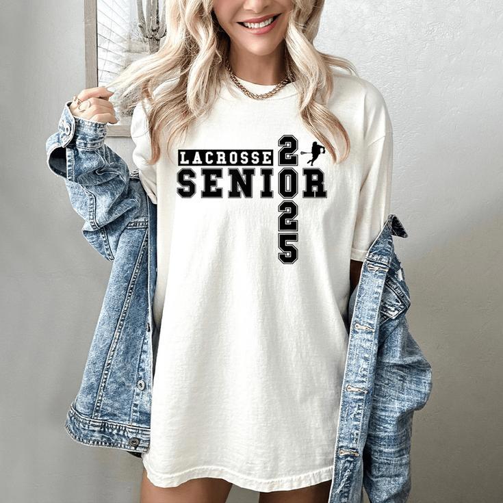 Lacrosse Senior Night Lacrosse Senior 2025 Graduation 29 Women's Comfort Colors T-Shirt