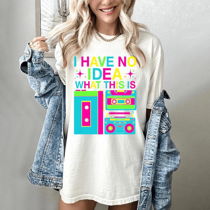 I Have No Idea What This Is Retro 70's 80's 90's Nostalgia Premium Tri-Blend Women's Comfort Colors T-Shirt