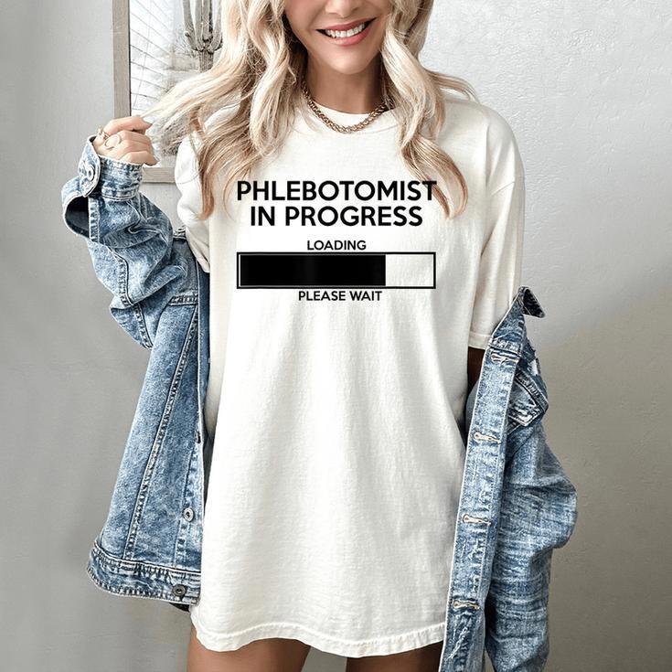 Phlebotomist In Progress Phlebotomy School Graduation Women's Comfort Colors T-Shirt