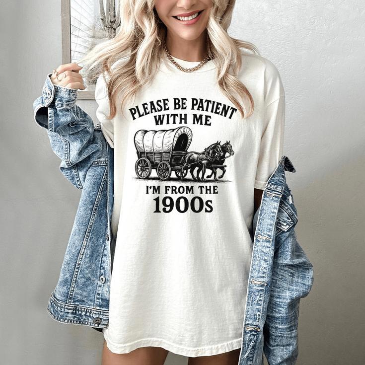 Please Be Patient With Me I'm From The 1900s Boomer Premium Tri-Blend Women's Comfort Colors T-Shirt