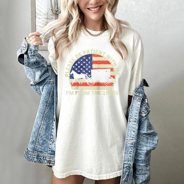 Please Be Patient With Me I'm From The 1900s Dad Vintage Raglan Baseball Tee Women's Comfort Colors T-Shirt