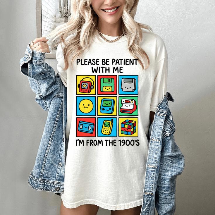 Please Be Patient With Me I'm From The 1900s Vintage 90s Premium Tri-Blend Women's Comfort Colors T-Shirt