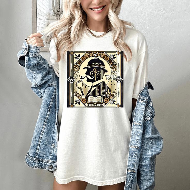 Poirot Mystery Books Vintage Detective Premium Tri-Blend Women's Comfort Colors T-Shirt