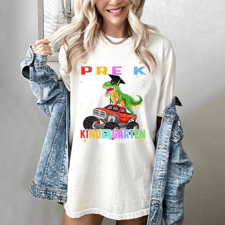 Pre k Graduation 2025 Pre-k Kindergarten Graduate Dinosaur Premium Tri-Blend Women's Comfort Colors T-Shirt