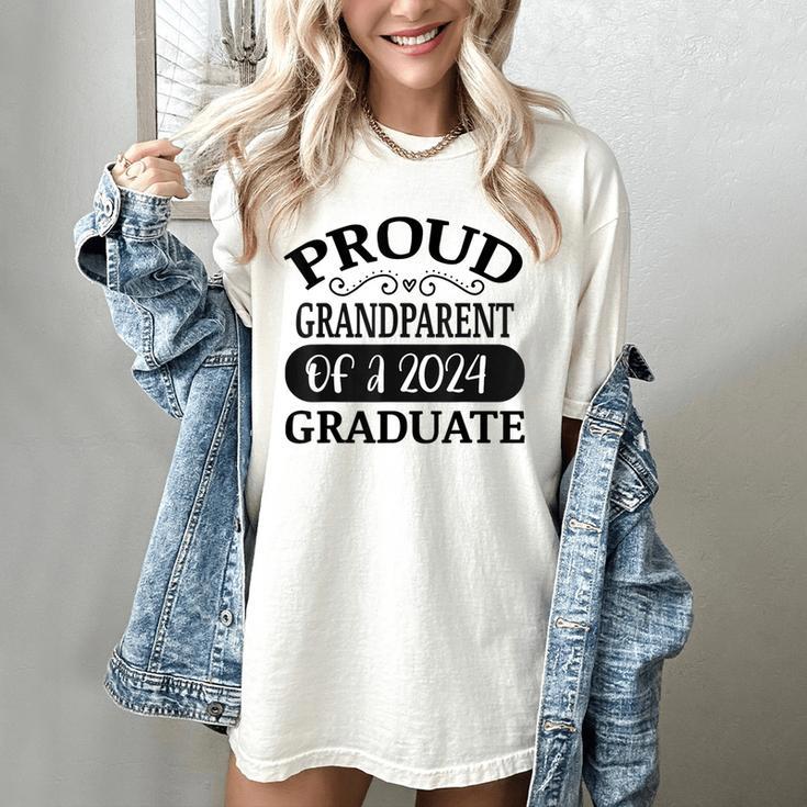 Proud Grandparent Of A Class Of 2024 Graduate Graduation Women's Comfort Colors T-Shirt