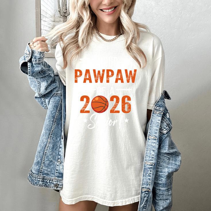 Proud PAW PAW Of 2026 Senior Basketball Student Graduation Women's Comfort Colors T-Shirt
