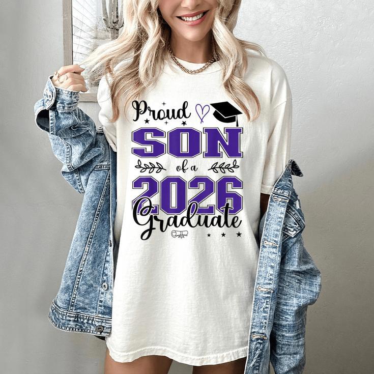 Proud Son Of a Class Of 2026 Graduate For Graduation Women's Comfort Colors T-Shirt