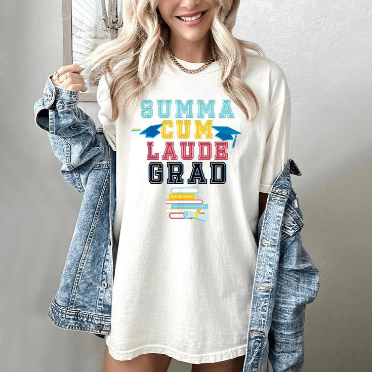 Proud Summa Cum Laude Grad College Graduation T-Shirt Women's Comfort Colors T-Shirt