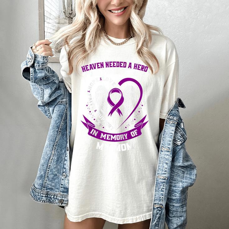 Purple Epilepsy Awareness Day Month In Memory Of Mom Women's Comfort Colors T-Shirt