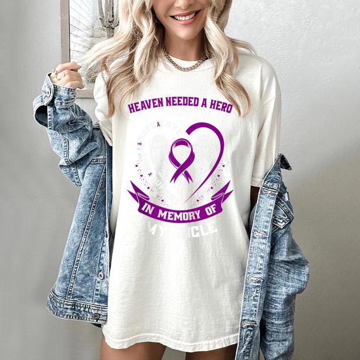 Purple Epilepsy Awareness Day Month In Memory Of Uncle Women's Comfort Colors T-Shirt
