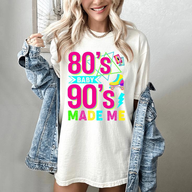 Retro 1980s 80's Baby 1990s 90's Made Me Nostalgia Vibes Premium Tri-Blend Women's Comfort Colors T-Shirt