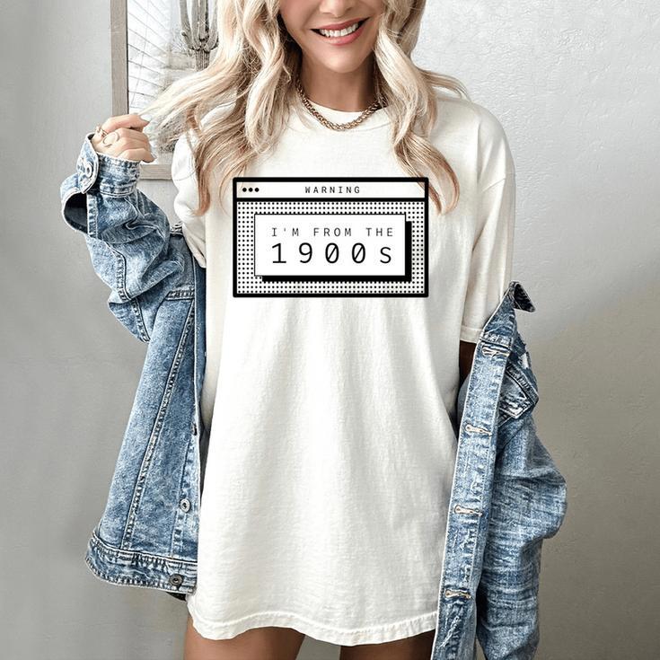 Retro Computer Screen I'm From The 1900s Birthday Women's Comfort Colors T-Shirt