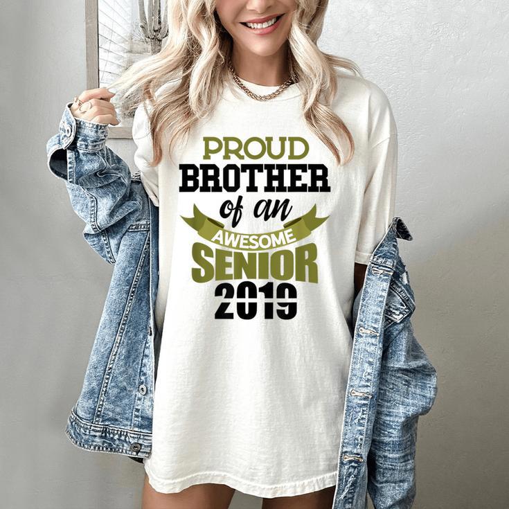 Senior Class Of 2019 Tshirt Graduation Awesome Brother Women's Comfort Colors T-Shirt