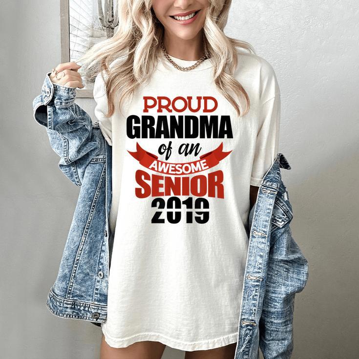 Senior Class Of 2019 Tshirt Graduation Awesome Grandma Women's Comfort Colors T-Shirt