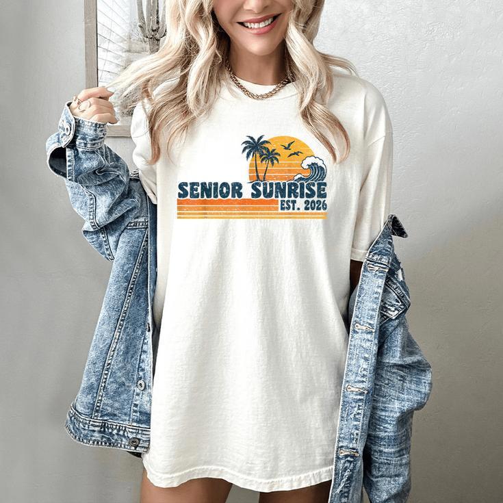 Senior Sunrise 2026 Graduation Cool Retro High School Women's Comfort Colors T-Shirt