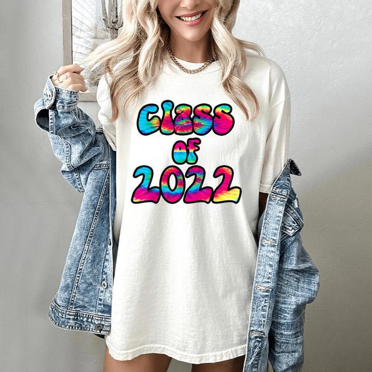 Senior Year 2022 Class Of 2022 Graduation Tie Dye Groovy Women's Comfort Colors T-Shirt