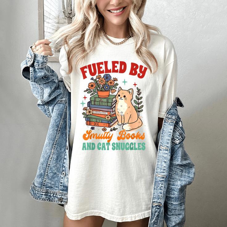 Smut Reader Cat Lover Fueled By Smutty Books & Cat Snuggles For Men Women Women's Comfort Colors T-Shirt