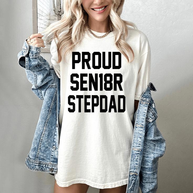 Stepfather SEN18R Graduation Party Stepdad Senior 2018 Shirt Women's Comfort Colors T-Shirt