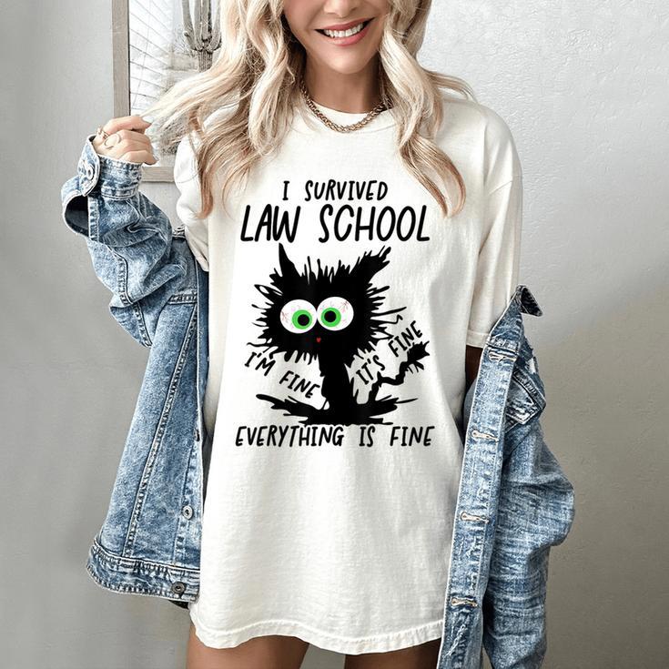 I Survived Law School Graduation 2025 2026 Women's Comfort Colors T-Shirt
