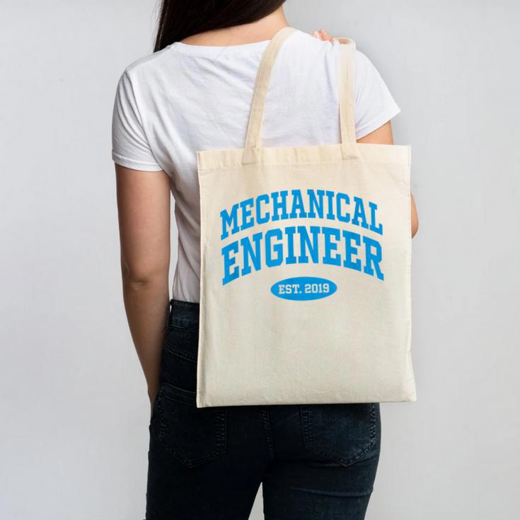 2019 Graduation For Mechanical Engineer Canvas Tote Bag