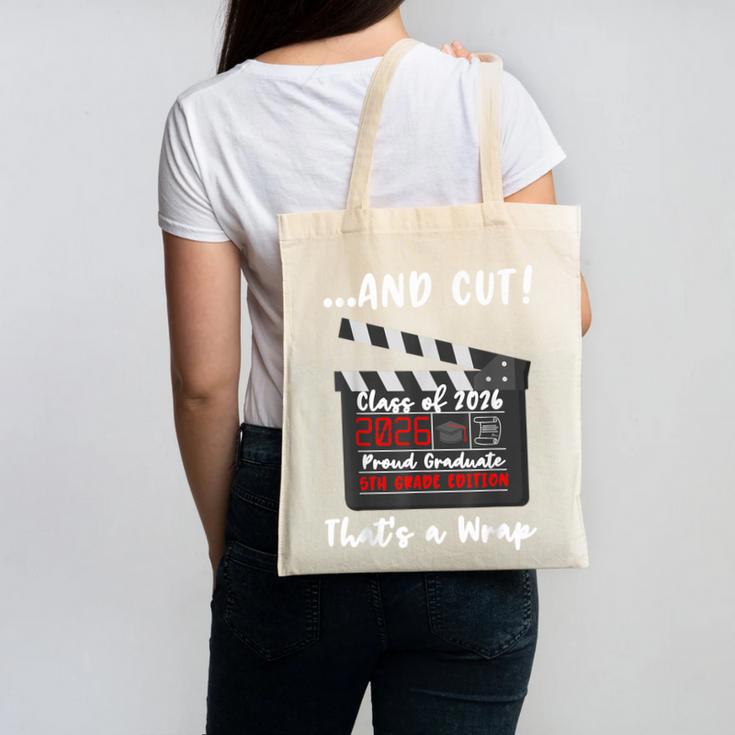 5th Grade 2026 Last Day End Of School Graduation Canvas Tote Bag