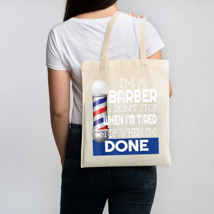 Barber Stylist Barber College Graduation Canvas Tote Bag