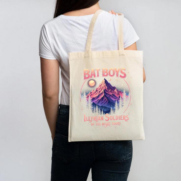 Bat Boys Night Court Mountain Nesta Bookworm ACOSF Bookish Canvas Tote Bag