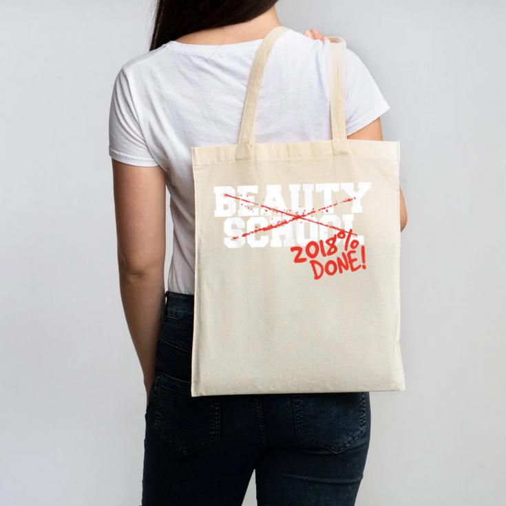 Beauty School Graduation Class Of 2018 Canvas Tote Bag