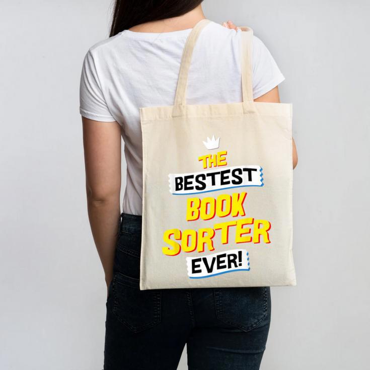 Best Book Sorter Job Occupation Canvas Tote Bag