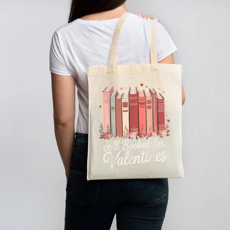All Booked For Valentines Romantic Books Canvas Tote Bag