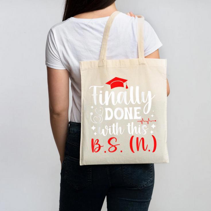 BSN Bachelor Of Science In Nursing Graduation Canvas Tote Bag