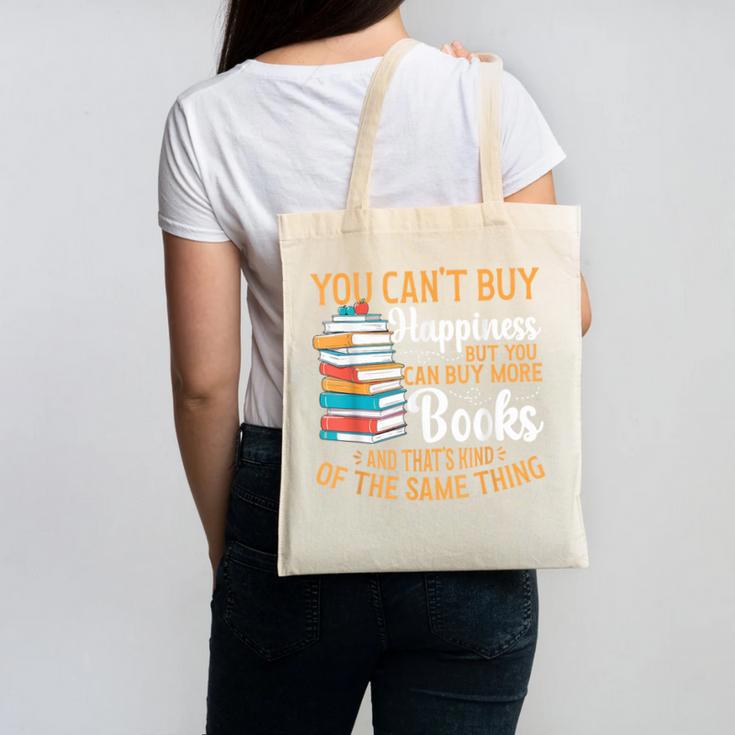 You Can't Buy Happiness But You Can Buy More Books Read Canvas Tote Bag