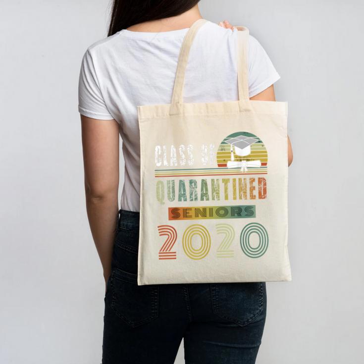 Class Of 2020 Quarantined Seniors Graduation Gift Canvas Tote Bag