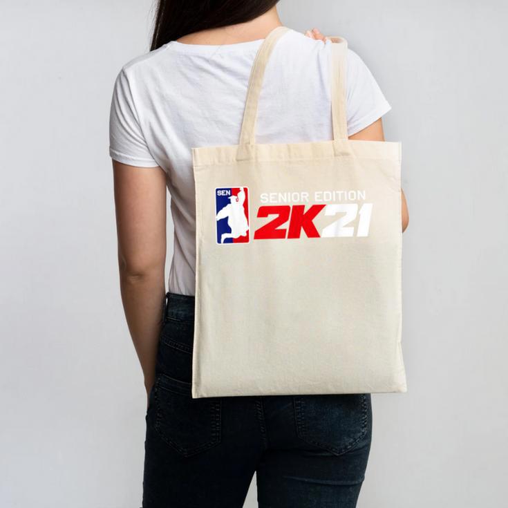 Class Of 2021 Senior Year Gamer Style Graduation For Grad Canvas Tote Bag