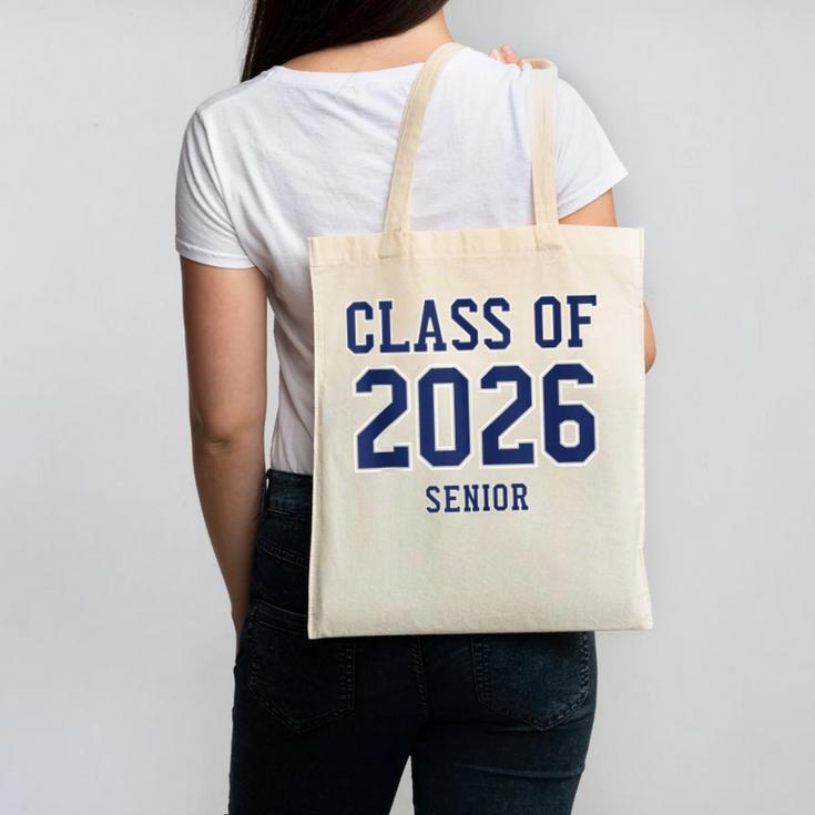 Class Of 2026 Senior Graduation High School College Grad Canvas Tote Bag